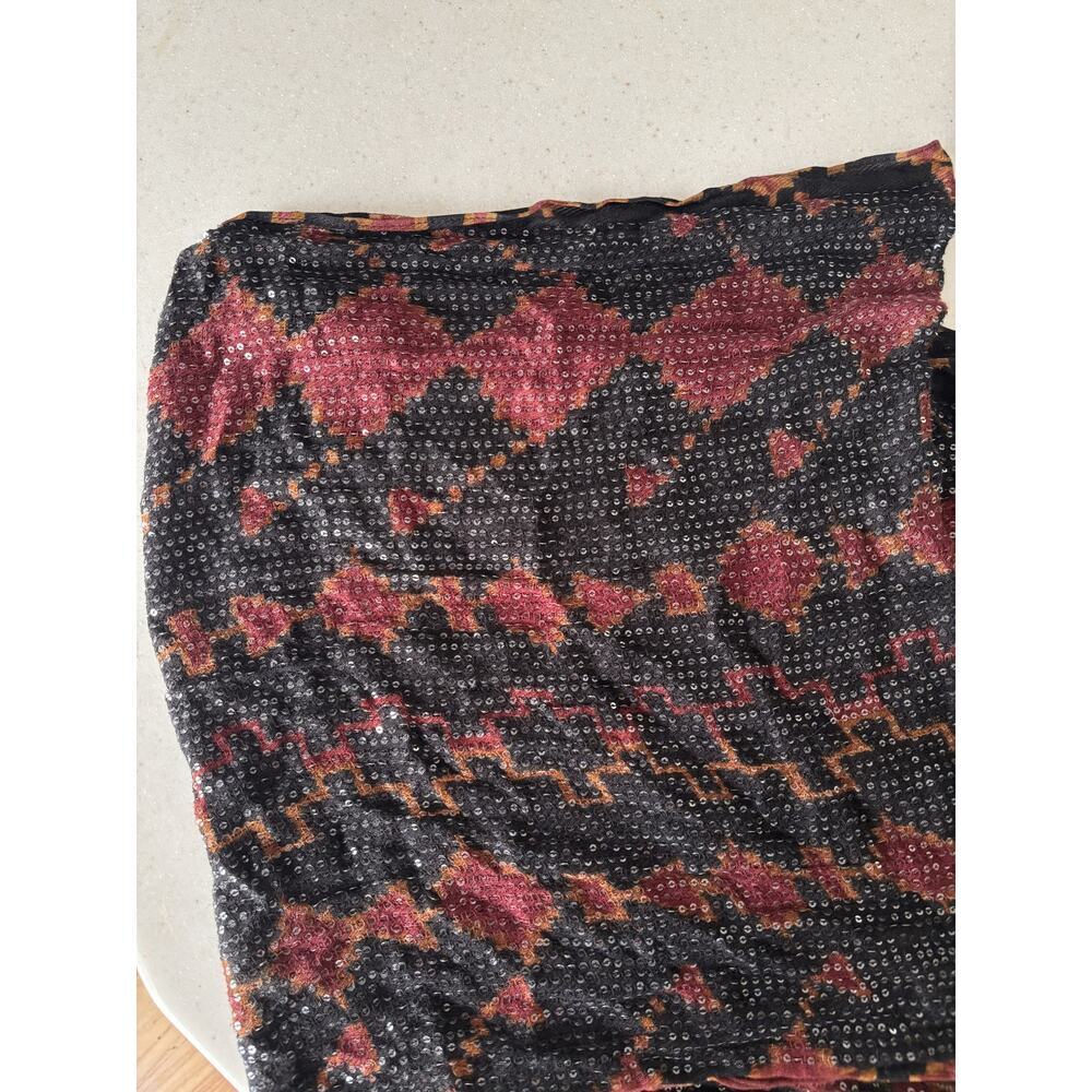 Lauren Ralph Lauren Sequin Embellished Scarf - Picture 4 of 7